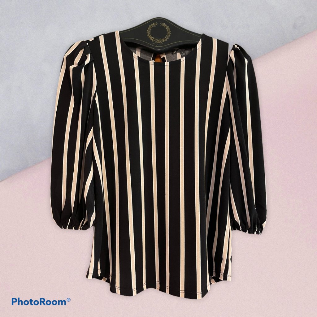 Striped Printed Blouse